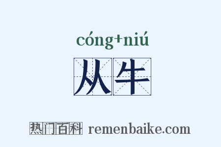 从牛是什么意思的图片